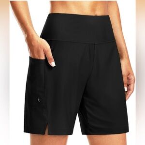 G Gradual Women's 5" Swim Board Shorts High Waisted Quick Dry with Liner Pockets